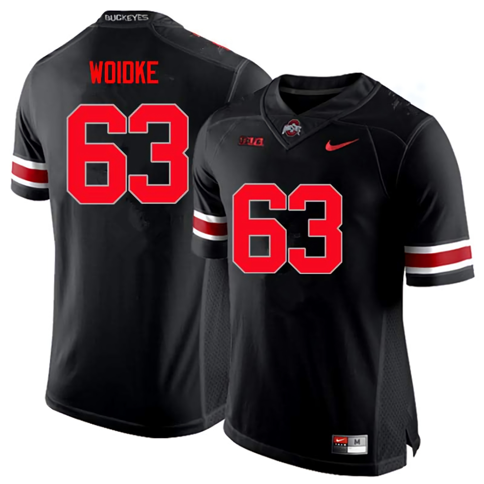 Kevin Woidke Ohio State Buckeyes Men's NCAA #63 Nike Black Limited College Stitched Football Jersey RVM7056GU